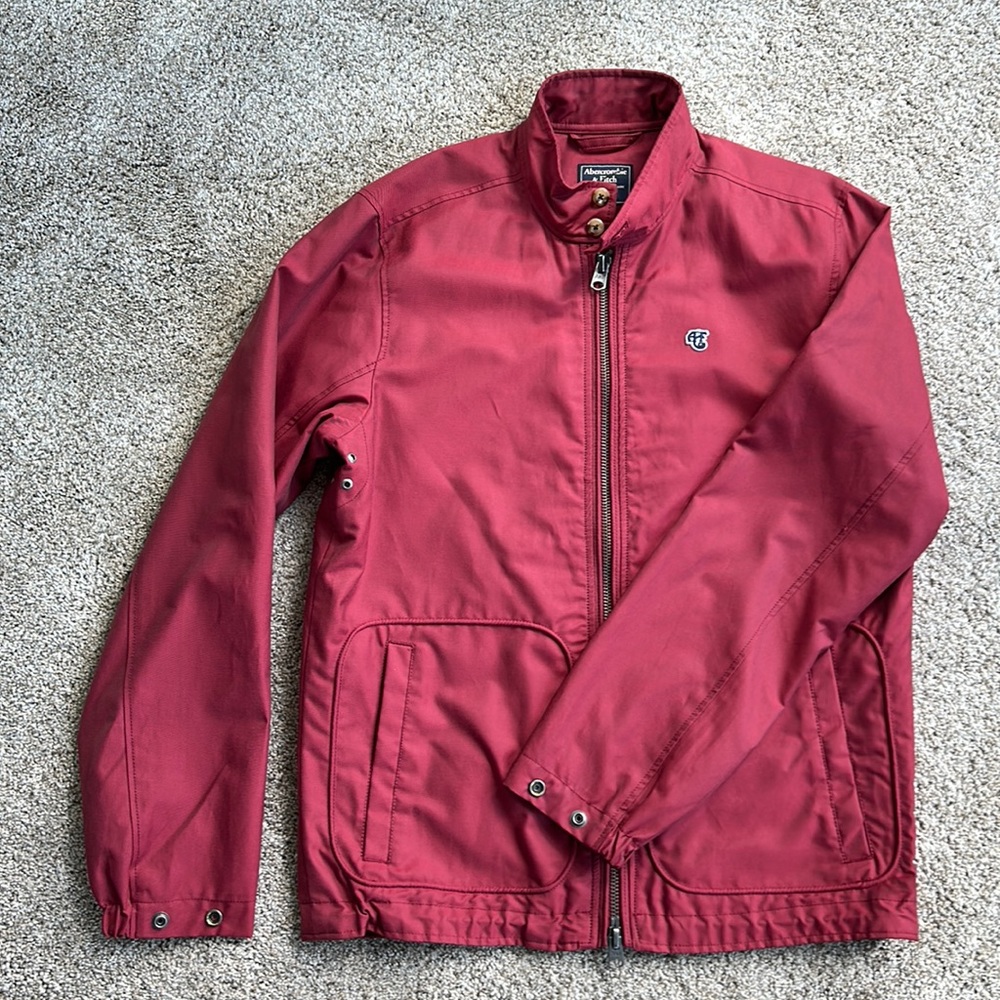 Abercrombie & Fitch Red Fall Coat, Medium